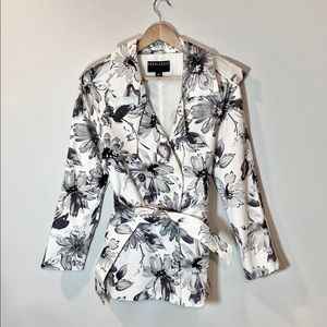 Belted Bernardo coat
